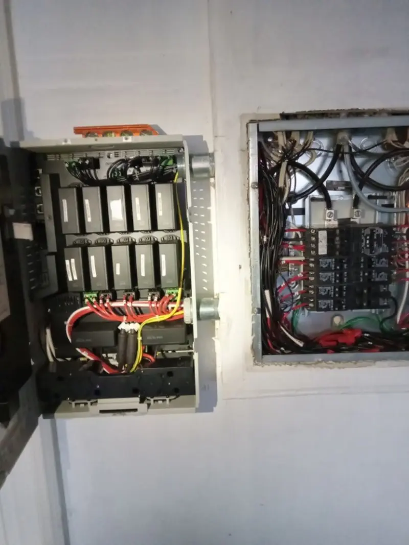 Electrical panel upgrade completed for Security Camera Wiring in Sebastopol